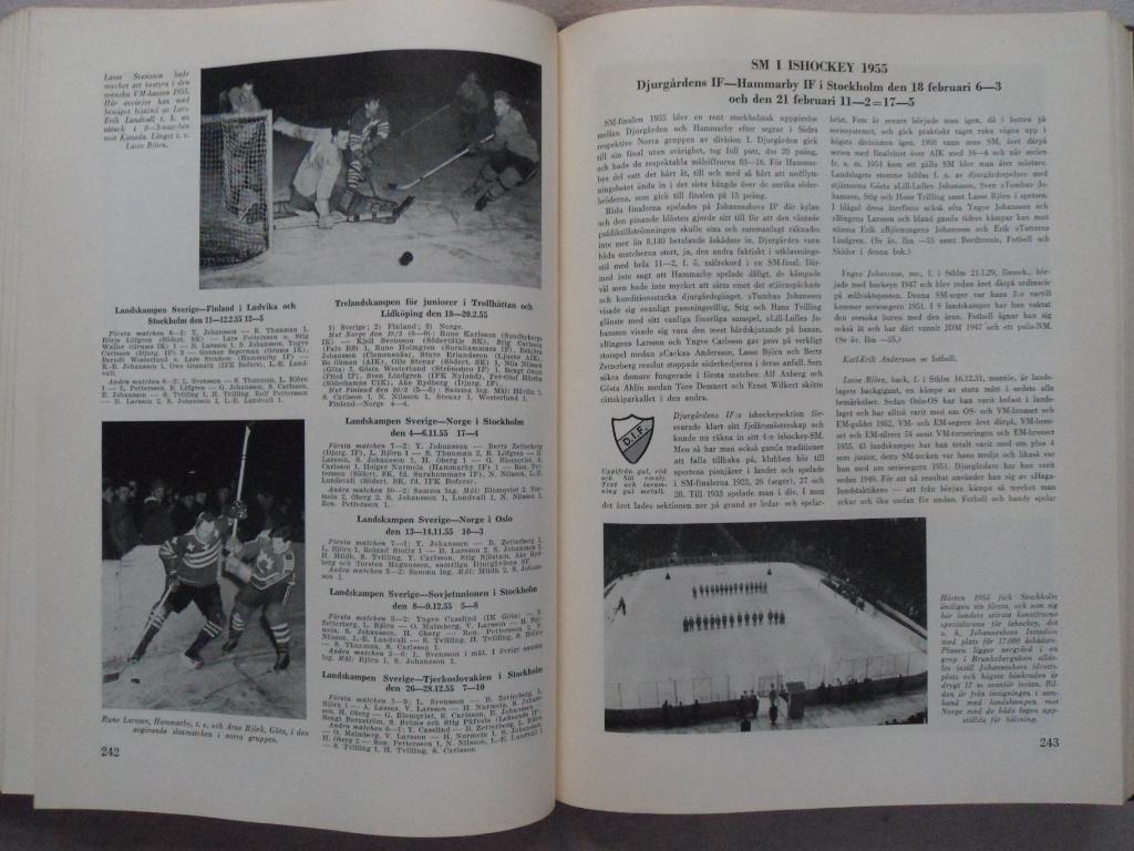 фотоальбом Летопись шведского и мирового спорта 1956 г. 2