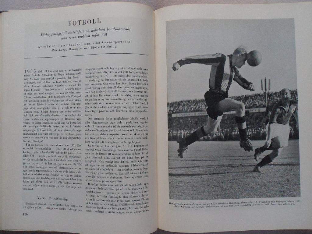 фотоальбом Летопись шведского и мирового спорта 1956 г. 4