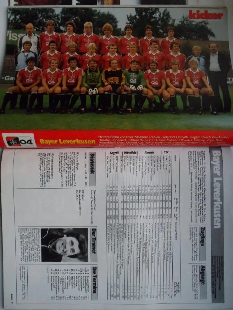 Kicker спецвыпуск Бундеслига 1980-81 1