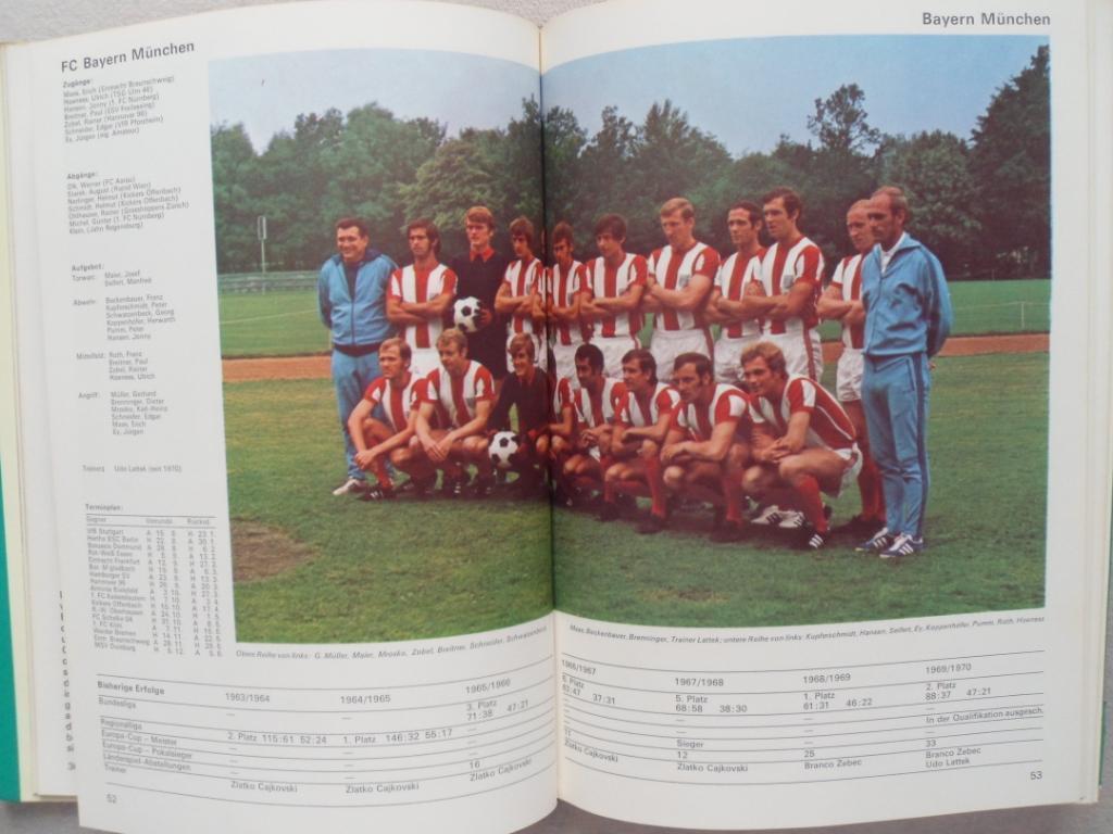книга-фотоальбом Бундеслига - сезон 1970-71 (с фото всех команд) 7