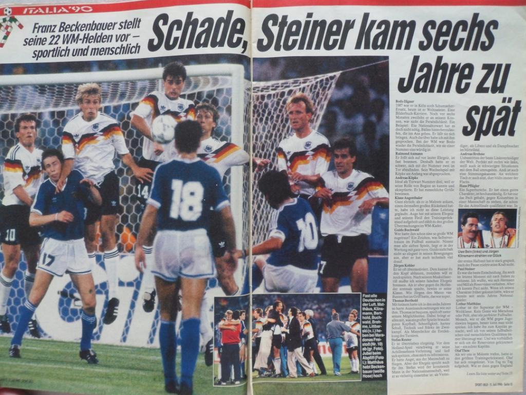 Sport Bild 1990 (постер сб. Германии) 6