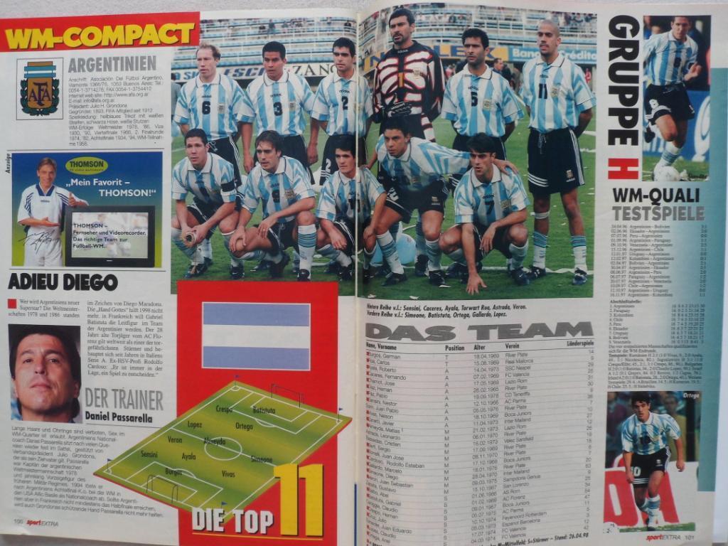 спецвыпуск Чемпионат мира по футболу 1998 г. (с фото команд) 2