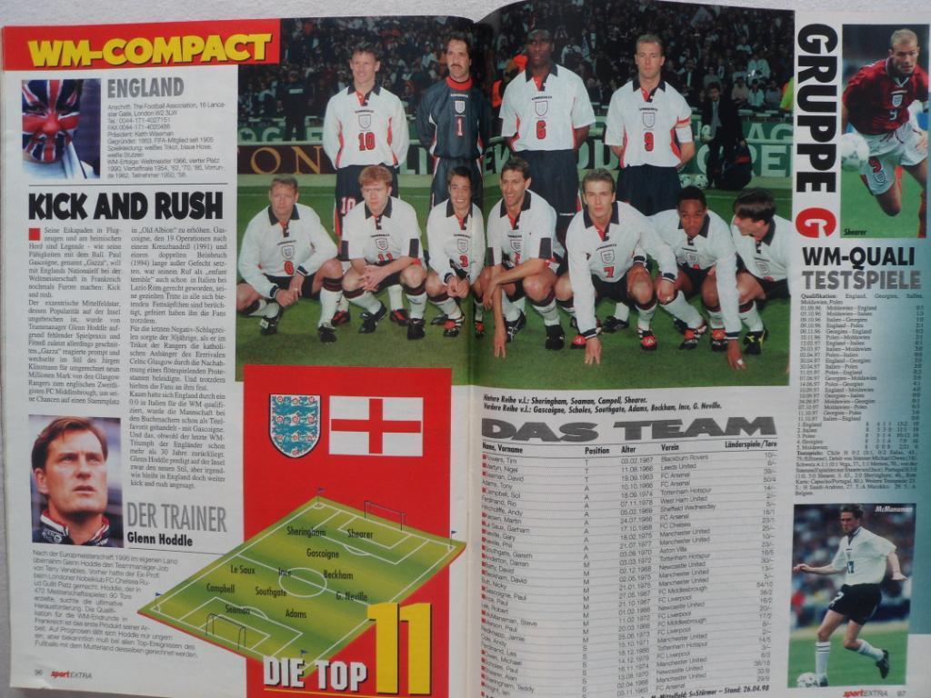 спецвыпуск Чемпионат мира по футболу 1998 г. (с фото команд) 3