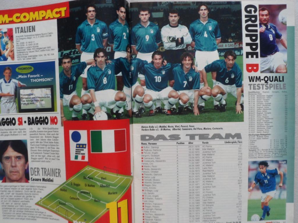 спецвыпуск Чемпионат мира по футболу 1998 г. (с фото команд) 7