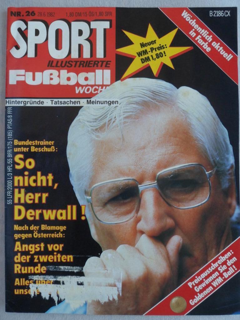 журнал Спорт в фотографиях Футбол № 26 (1982)
