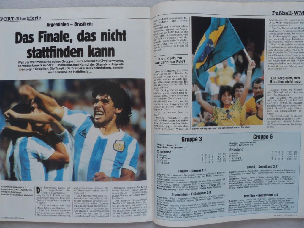 журнал Спорт в фотографиях Футбол № 26 (1982) 4