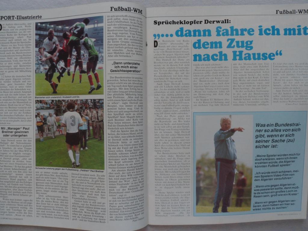 журнал Спорт в фотографиях Футбол 1982 5
