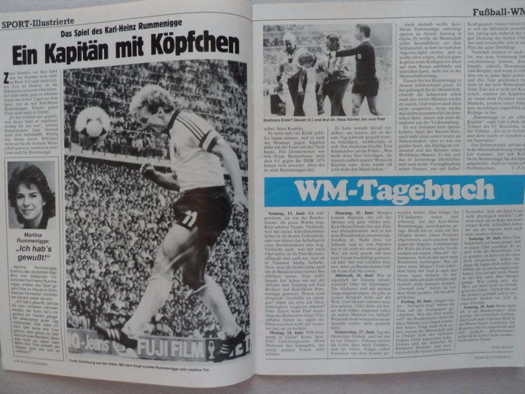 журнал Спорт в фотографиях Футбол 1982 6
