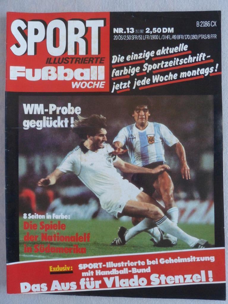 журнал Спорт в фотографиях Футбол № 13 (1982)