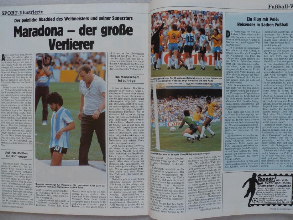 журнал Спорт в фотографиях Футбол № 29 (1982) 3