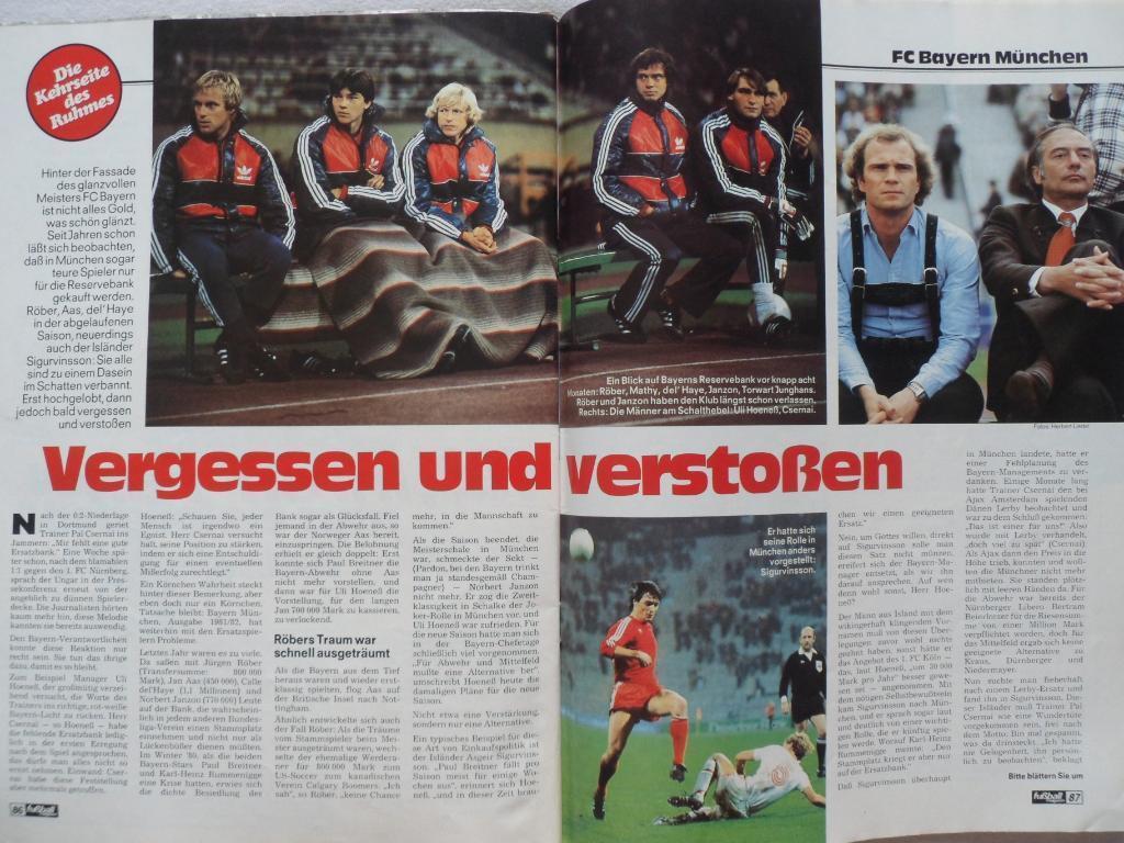 журнал Kicker футбол № 6 (1981) 1