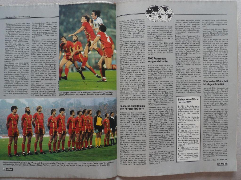 журнал Kicker футбол № 6 (1981) 4