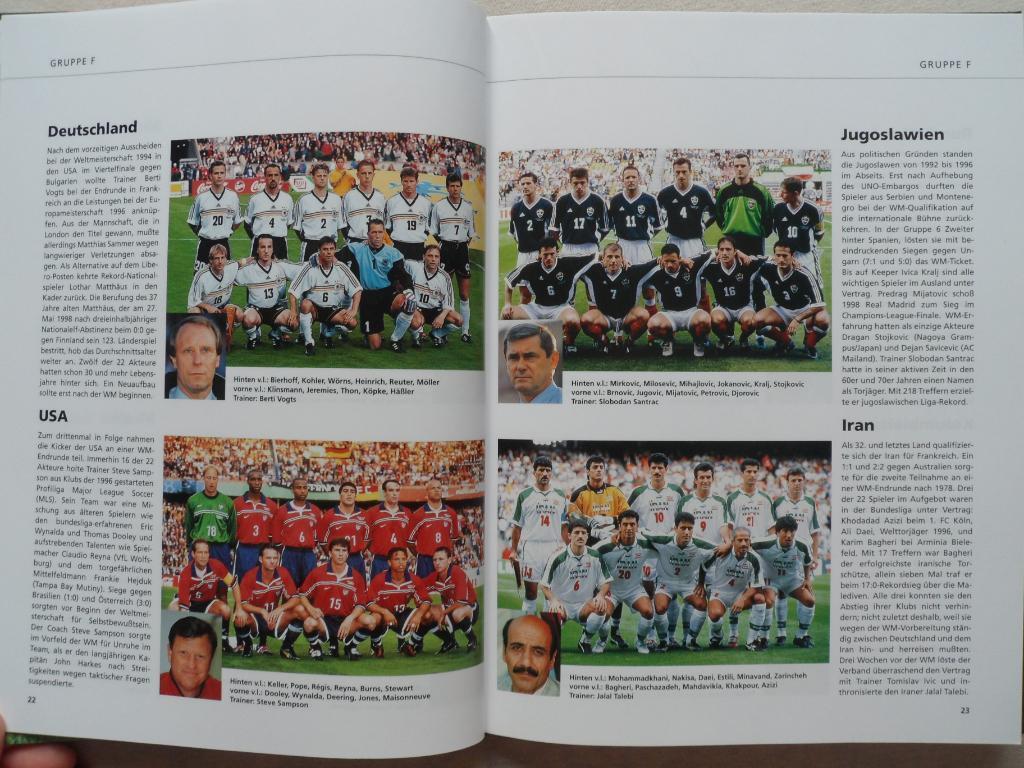 фотоальбом Ф.Беккенбауер - Чемпионат мира по футболу 1998 (с фото всех команд). 3