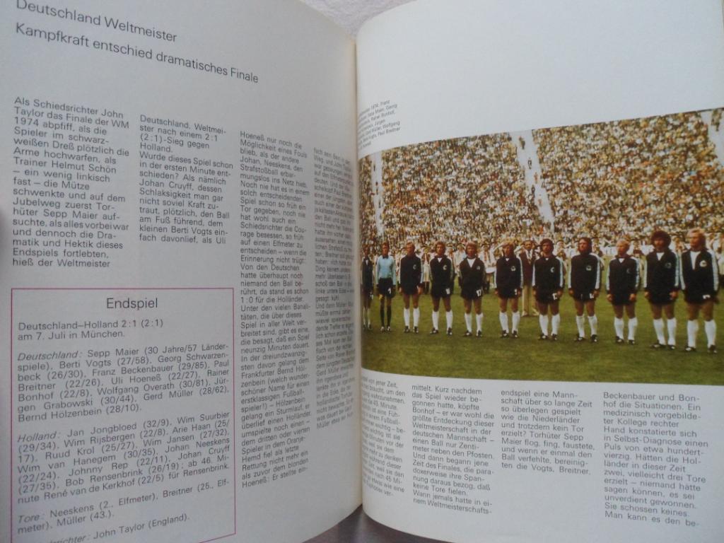 книга-фотоальбом Чемпионат мира по футболу 1974 г 3