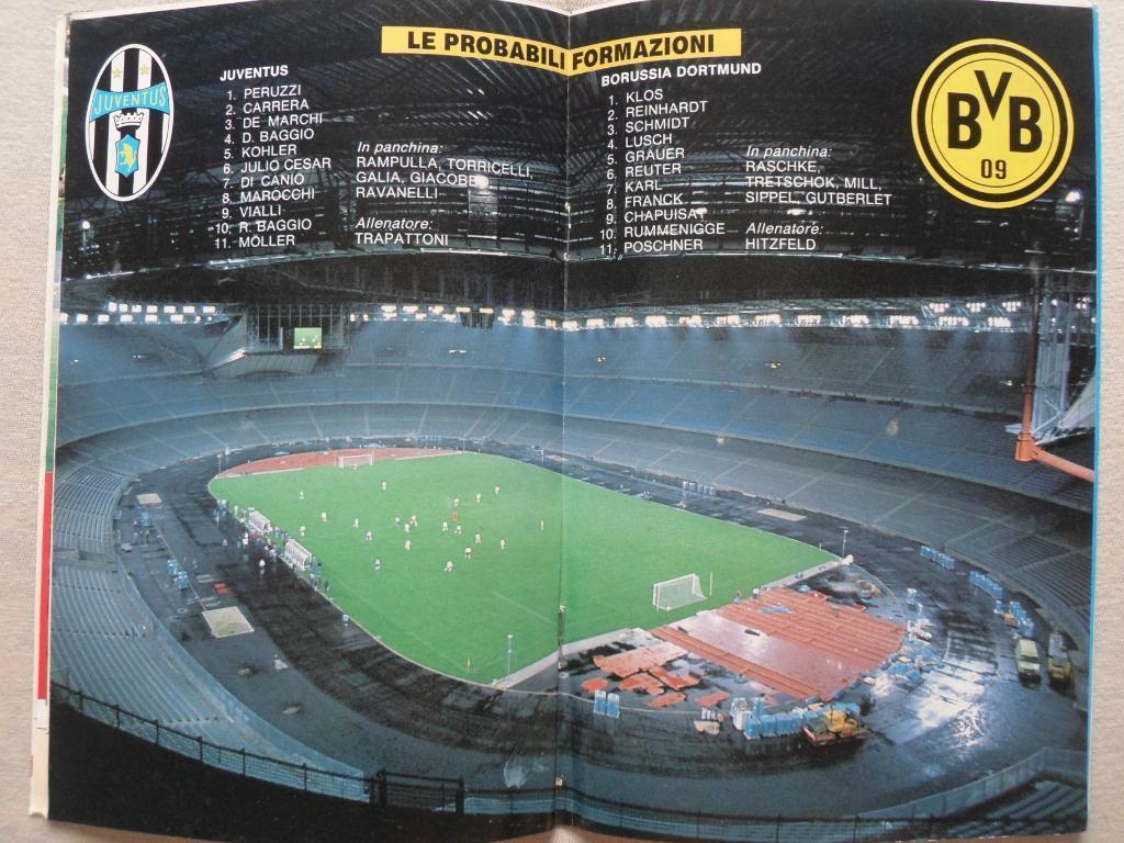 программа Ювентус -Боруссия Д (1993 финал кубок УЕФА) 4