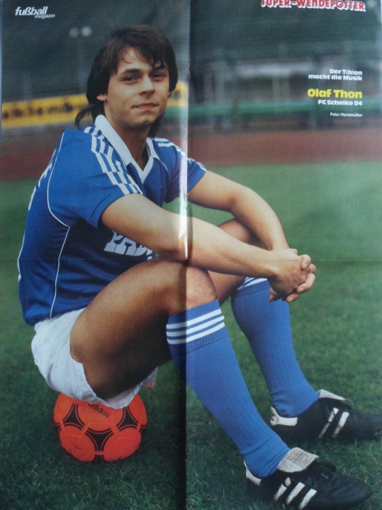 журнал Kicker футбол № 3 (1985) + большой постер сб. ФРГ 2