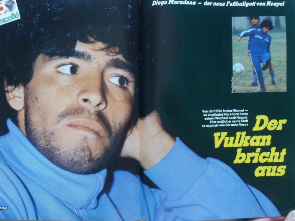 журнал Kicker футбол № 1 (1986) + большой постер Шальке 3