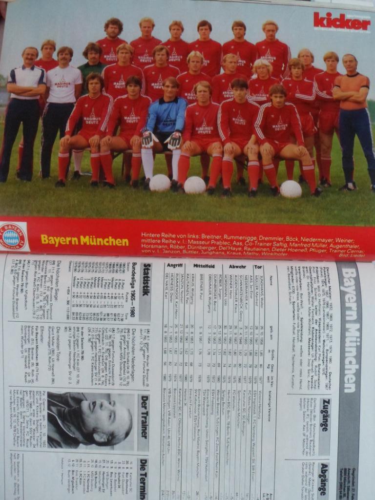Kicker спецвыпуск Бундеслига 1980-81 4