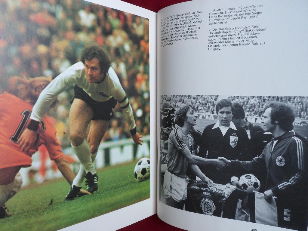 книга-фотоальбом Ф. Беккенбауэр - Чемпионат мира по футболу 1974 1