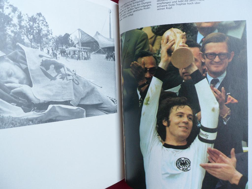 книга-фотоальбом Ф. Беккенбауэр - Чемпионат мира по футболу 1974 2