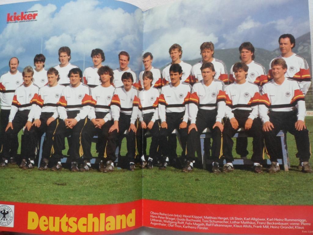 Kicker (спецвыпуск) Чемпионат мира по футболу 1986 г. (постеры всех команд) 2