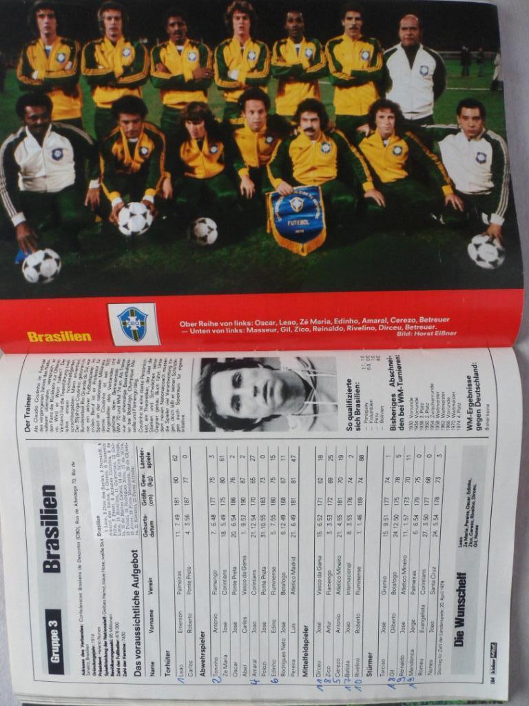 Kicker (спецвыпуск) Чемпионат мира по футболу 1978 г. (постеры всех команд) 3
