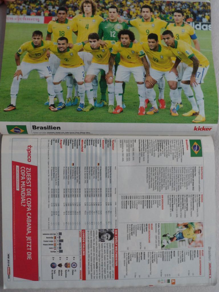 Kicker (спецвыпуск) чемпионат мира по футболу 2014 (постеры всех команд) 5