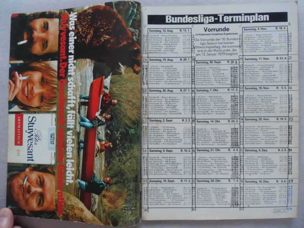 Kicker (спецвыпуск) - Бундеслига 1978-79 (постеры всех команд) 1