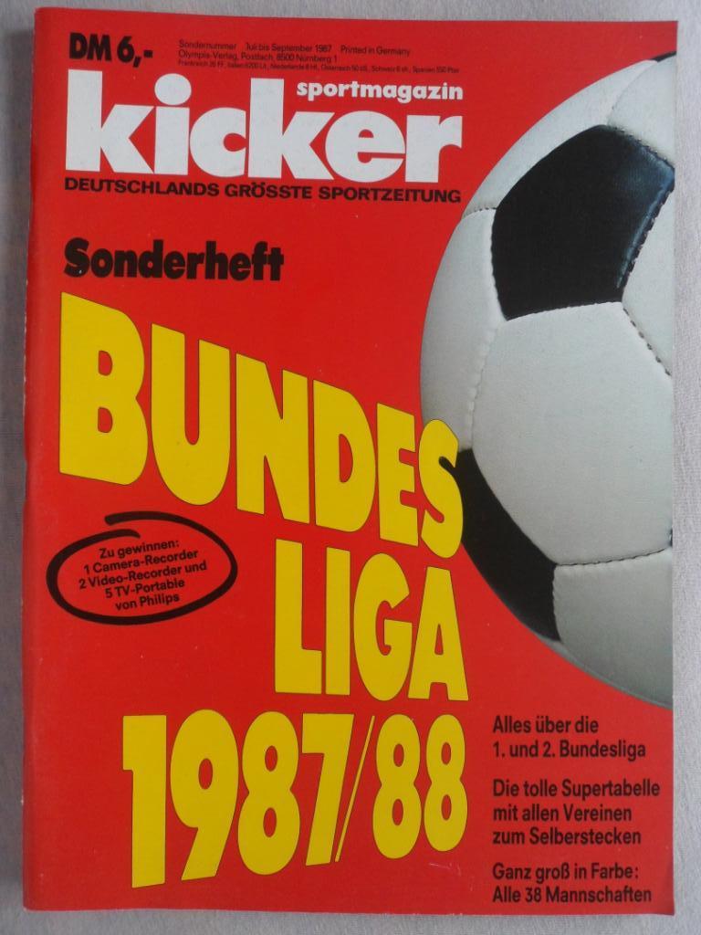 Kicker (спецвыпуск) бундеслига 1987-88