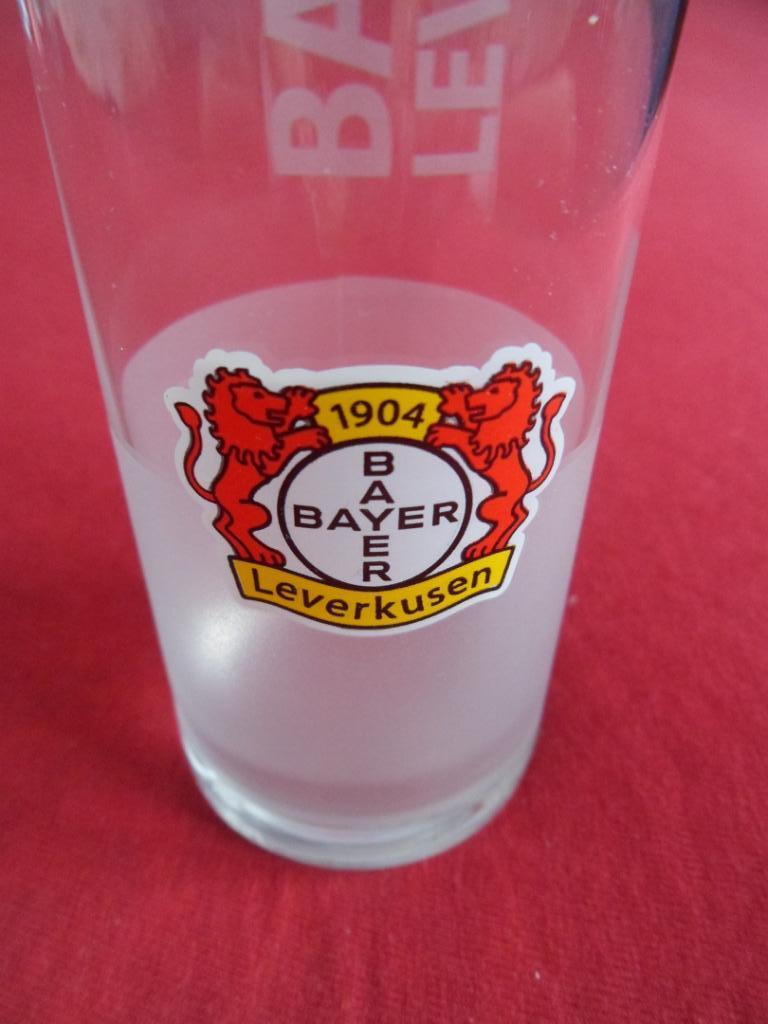 стакан бокал футбольный клуб Байер (Леверкузен, Германия) оригинал