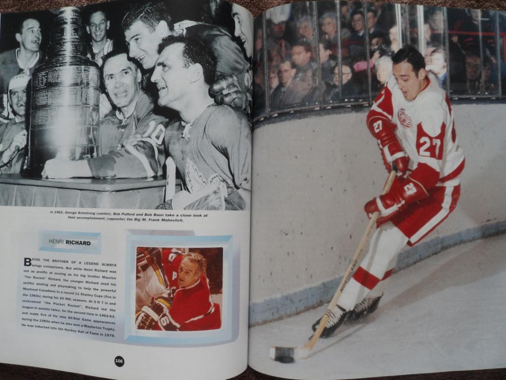фотоальбом Иллюстрированная история НХЛ хоккей 4