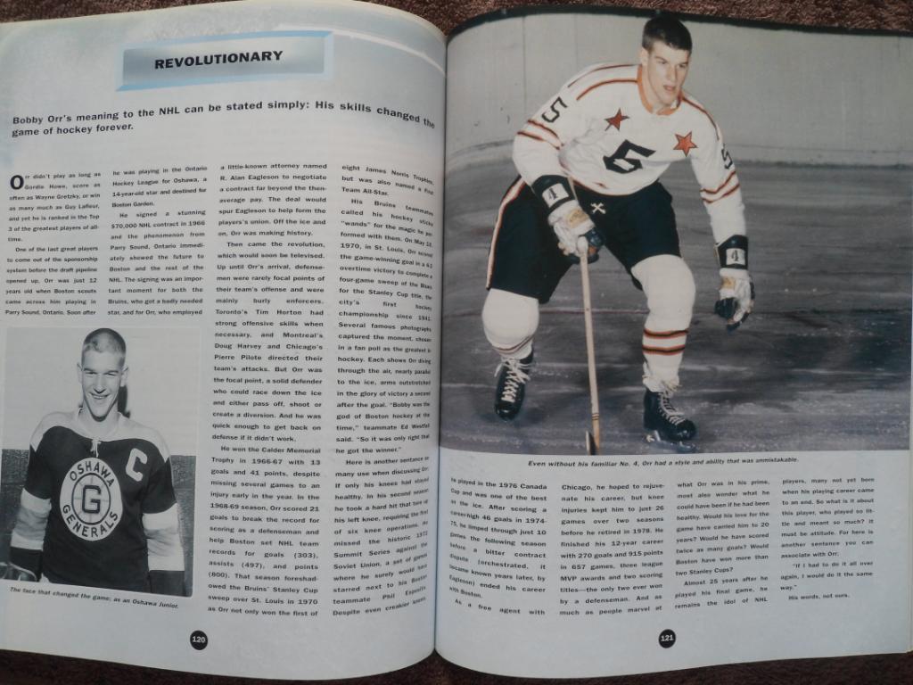 фотоальбом Иллюстрированная история НХЛ хоккей 7