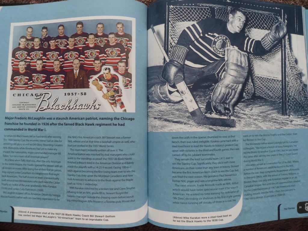 фотоальбом Иллюстрированная история НХЛ хоккей 5