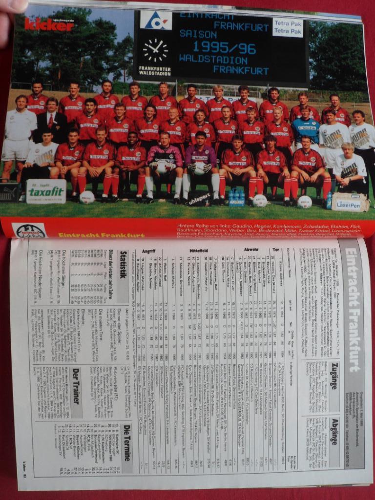 Kicker спецвыпуск Бундеслига 1995-96 4