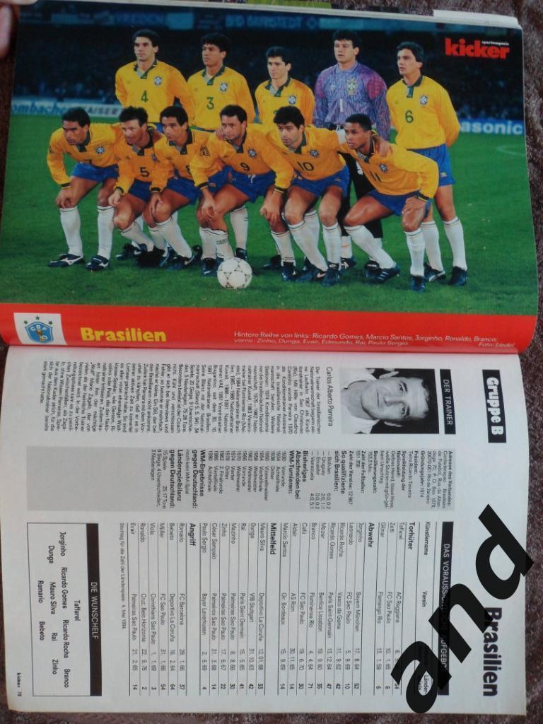 Kicker (спецвыпуск) чемпионат мира 1994 (постеры всех команд) 6