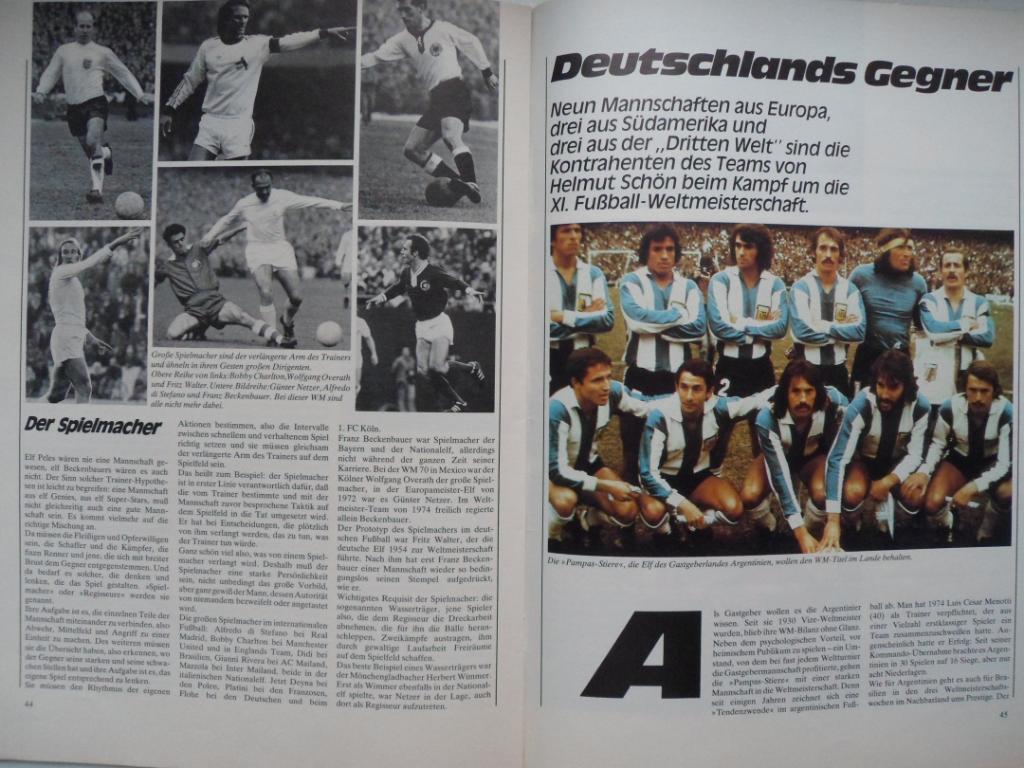 программа / спецвыпуск - Чемпионат мира по футболу 1978 г. (фото команд). 3