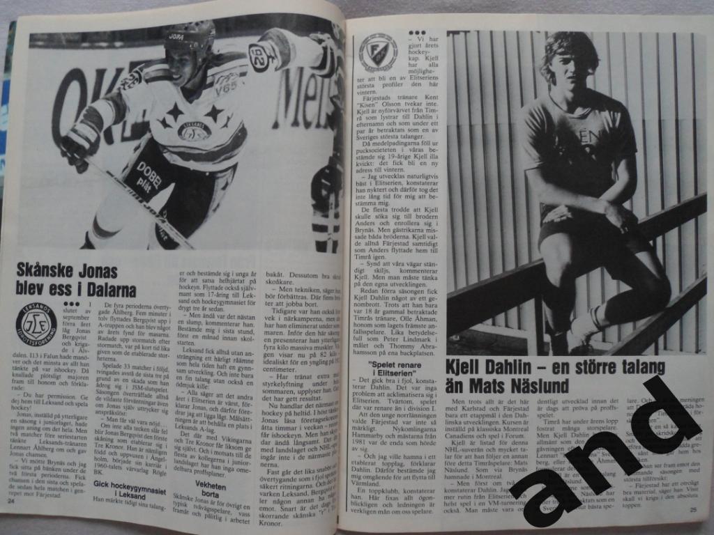 журнал Спорт (Швеция) № 6 (1982) 3 постера 3