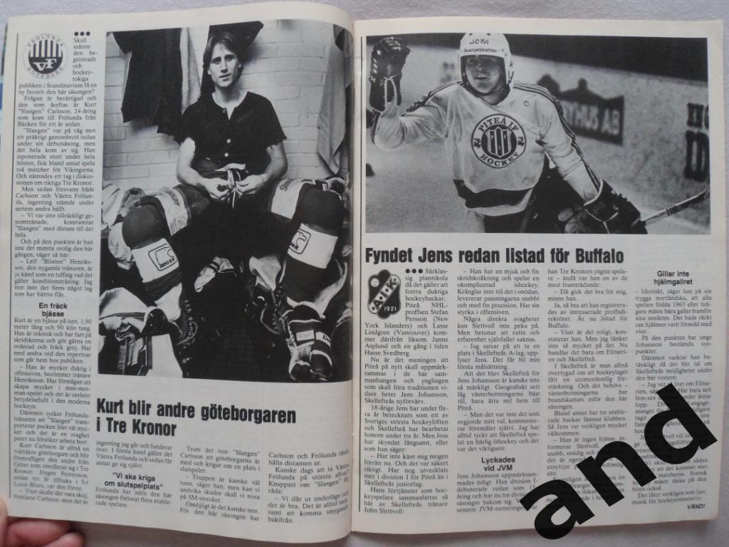журнал Спорт (Швеция) № 6 (1982) 3 постера 5