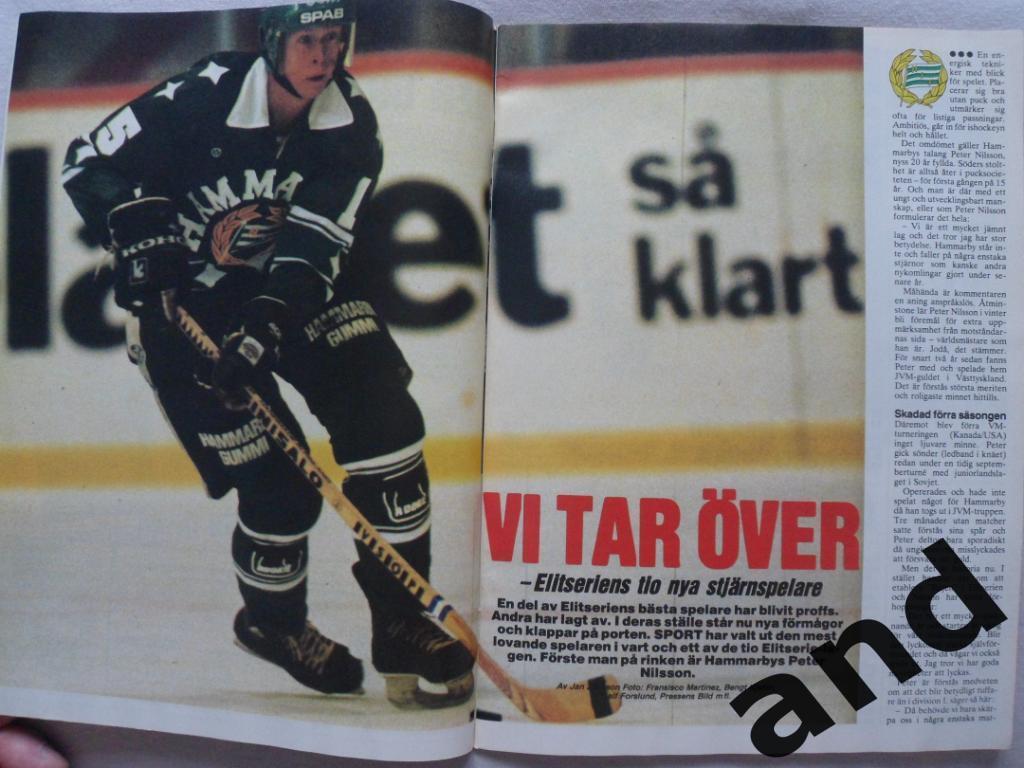 журнал Спорт (Швеция) № 6 (1982) 3 постера 6