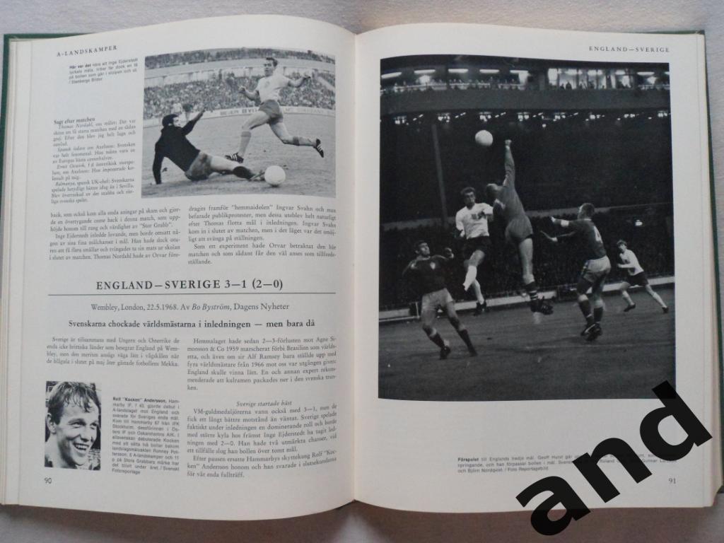 книга-фотоальбом История шведского и мирового футбола 1969 г. 6