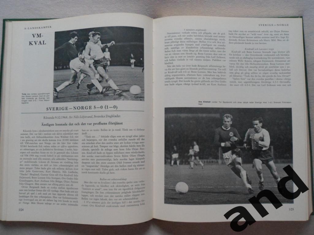 книга-фотоальбом История шведского и мирового футбола 1969 г. 7