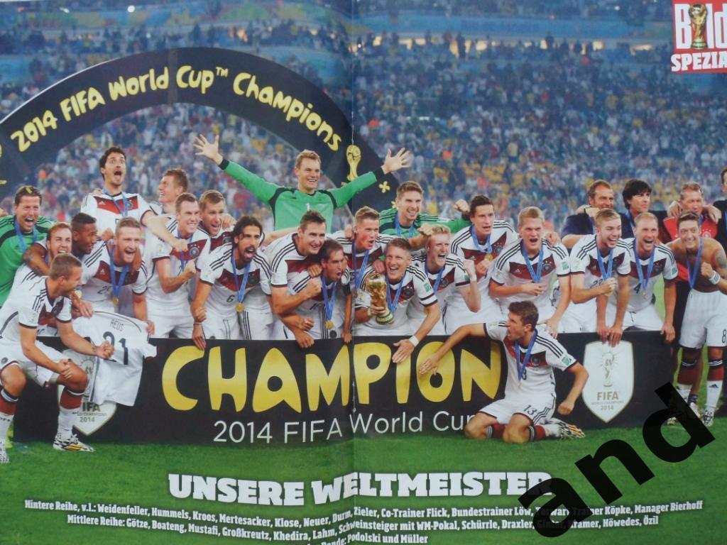 спецвыпуск BILD - Чемпионат мира по футболу 2014 г. постер Германия 1