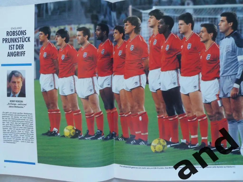 спецвыпуск - чемпионат Европы по футболу 1988 (фото команд) 5