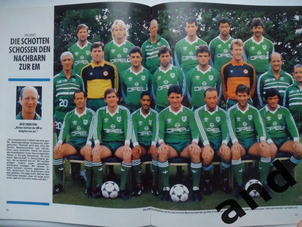 спецвыпуск - чемпионат Европы по футболу 1988 (фото команд) 7