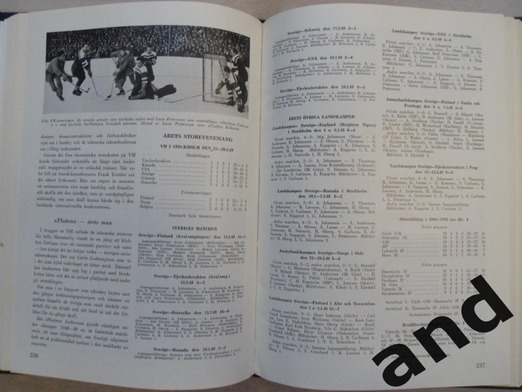 фотоальбом История шведского и мирового спорта 1950 г. 2