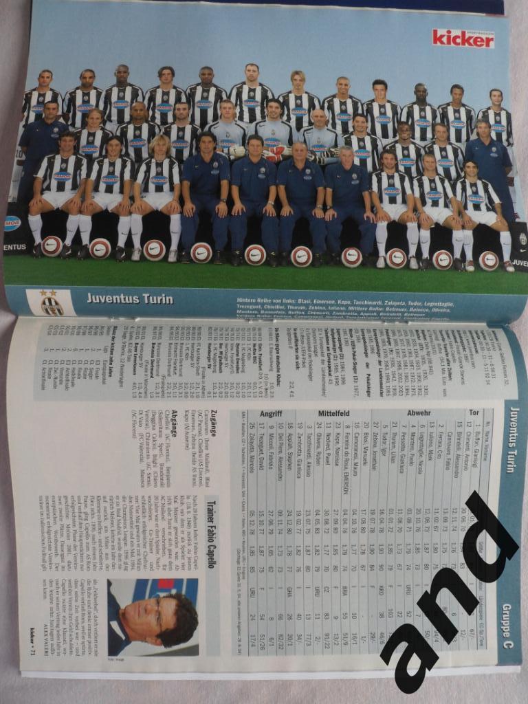 Kicker (спецвыпуск) Лига чемпионов 2004/05(постеры всех команд) 3