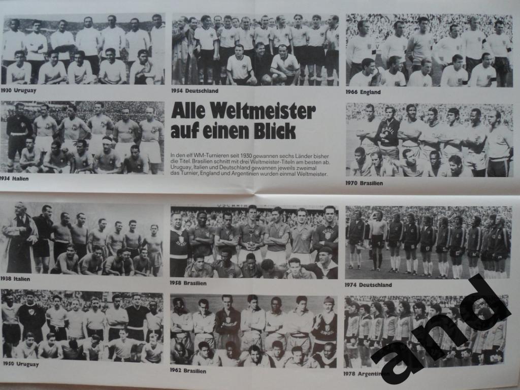 Kicker (спецвыпуск) Чемпионат мира 1982 г. (постеры всех команд+большой плакат) 3