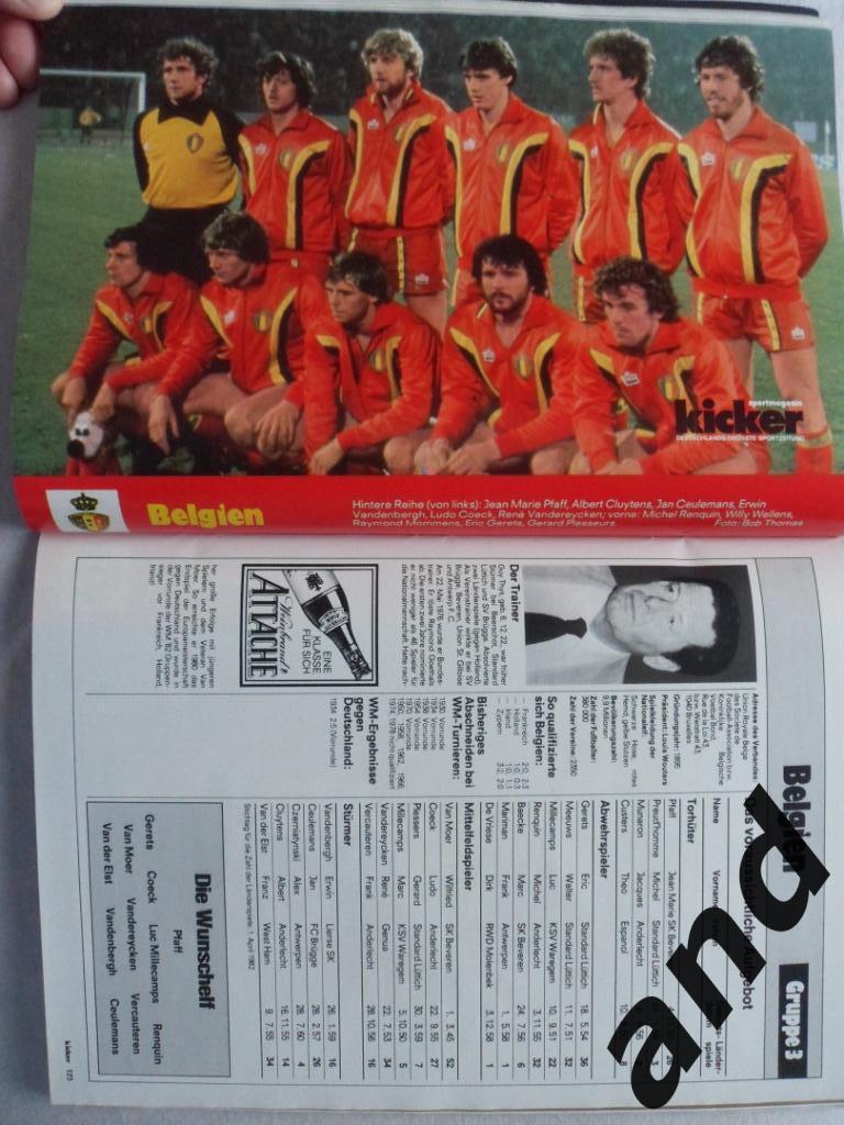 Kicker (спецвыпуск) Чемпионат мира 1982 г. (постеры всех команд+большой плакат) 4