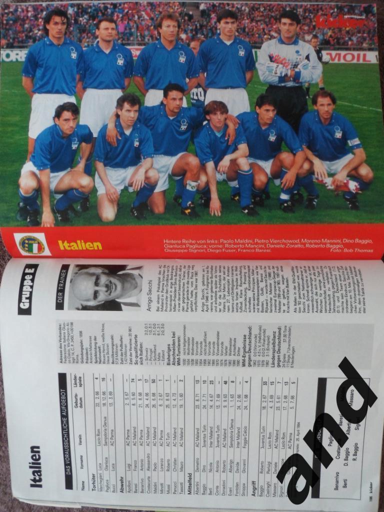 Kicker (спецвыпуск) чемпионат мира 1994 (постеры всех команд). 2