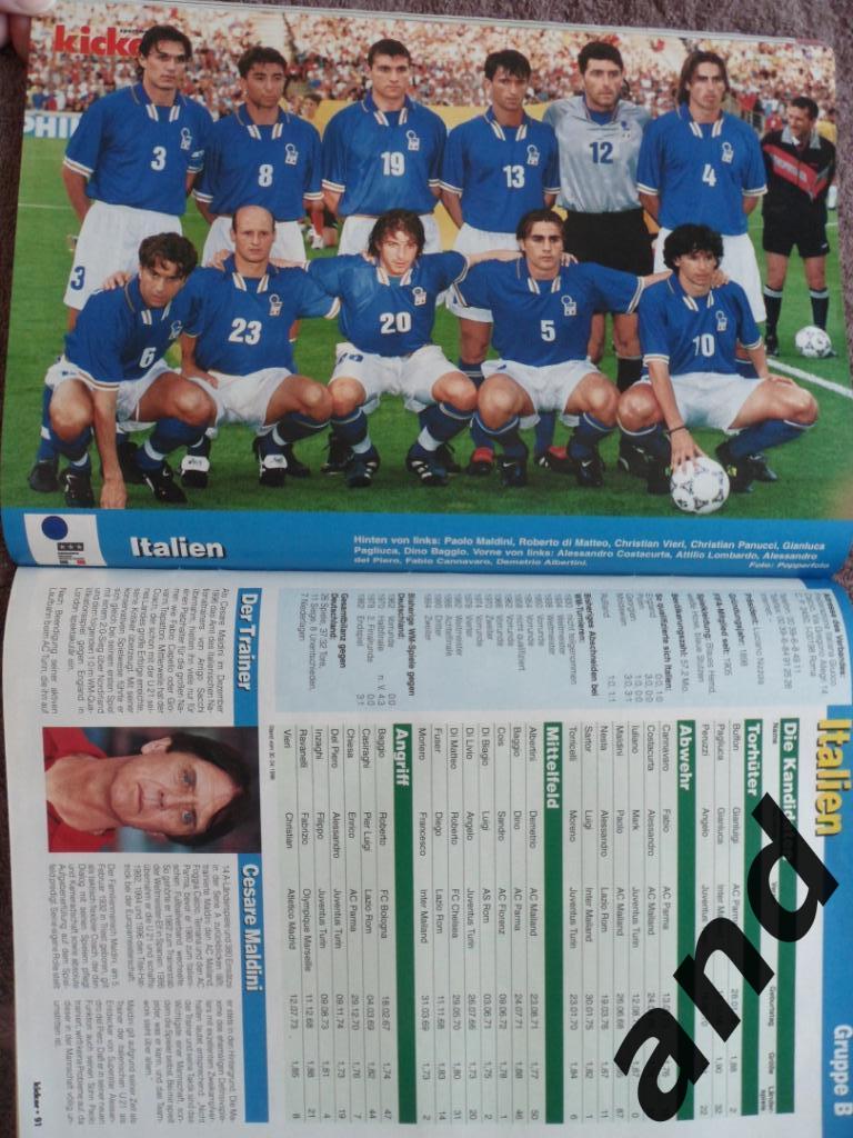 Kicker (спецвыпуск) чемпионат мира 1998 (постеры всех команд). 3